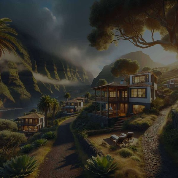 Quelles sont les locations de vacances avec un accès direct aux sentiers de randonnée sur l'île de Madère?