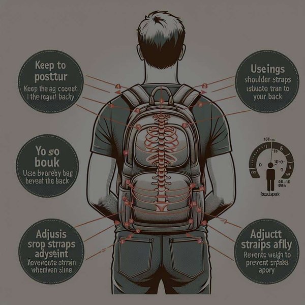 Quelles sont les astuces pour maintenir une bonne posture en portant un sac à dos lourd ?